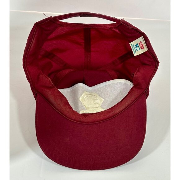 Vintage Matco Tools Burgundy Snapback Hat With Embroidered Logo & Rope Detail - Picture 10 of 11